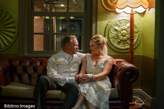 Grooms relaxes at the Parlour wine room